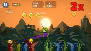 Скриншот 4 к игре Ninja Frogs