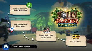 Скриншот 1 к игре Jolly Rogers Pirates Rumble