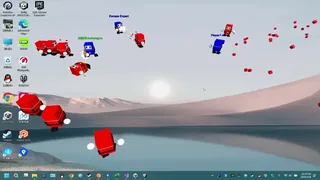 Скриншот 2 к игре Desktop Cube-Man