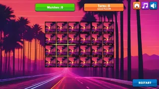 Скриншот 3 к игре OG Memory: Synthwave Cars
