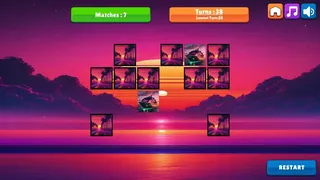 Скриншот 2 к игре OG Memory: Synthwave Boats
