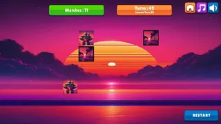 Скриншот 3 к игре OG Memory: Synthwave Boats