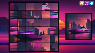 Скриншот 1 к игре OG Puzzlers: Synthwave Boats