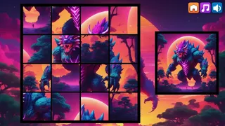 Скриншот 3 к игре OG Puzzlers: Synthwave Monsters