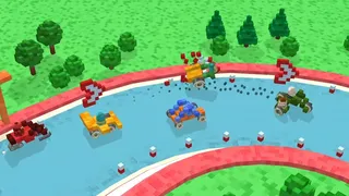 Скриншот 4 к игре Pixel Car Racing: Blocky Crash