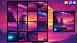 Скриншот 3 к игре OG Puzzlers: Synthwave Astronauts