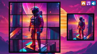 Скриншот 7 к игре OG Puzzlers: Synthwave Astronauts