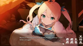 Скриншот 3 к игре 強運傭兵と宝石の姫騎士 - Fortunate Duo -