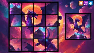 Скриншот 2 к игре OG Puzzlers: Synthwave Dragons
