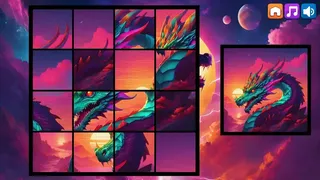 Скриншот 4 к игре OG Puzzlers: Synthwave Dragons