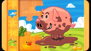Скриншот 3 к игре Animal Farm Jigsaw Games for Toddlers, Babys and Kids