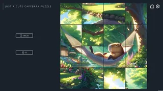 Скриншот 2 к игре Just a Cute Capybara Puzzle