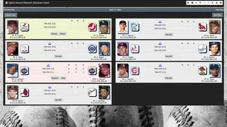 Скриншот 2 к игре Digital Diamond Baseball V12