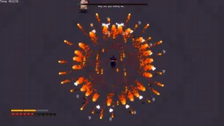 Скриншот 1 к игре Little Fire Girl Fights Final Boss / 小紅姐掉站终极Boss!
