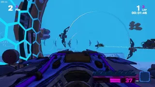 Скриншот 2 к игре AguaBlitz: Alien Racer