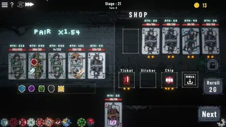 Скриншот 3 к игре Poker Dungeon : Joker's Madness