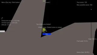 Скриншот 4 к игре Lunar Lander Redux