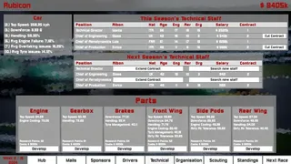 Скриншот 5 к игре Formula Racing Manager