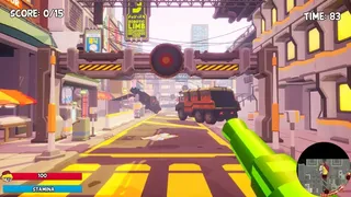 Скриншот 1 к игре Lil'Johnny Watermelon Smash