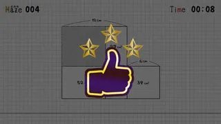 Скриншот 3 к игре ひらめきパズル！面積迷路ジーニアス