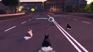 Скриншот 1 к игре Catloaf Kart Racing