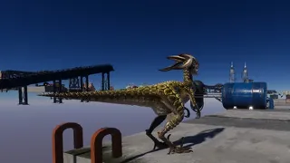 Скриншот 2 к игре Dinosaur Running（恐龙快跑）
