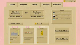 Скриншот 2 к игре Cool Cucumber Cricket Manager
