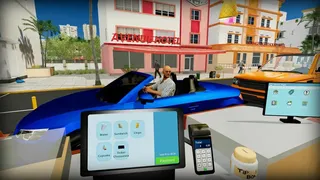 Скриншот 3 к игре Drive Thru Miami - Restaurant Simulator