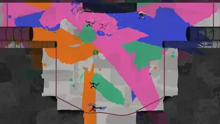Скриншот 1 к игре Ninjas on Trampolines