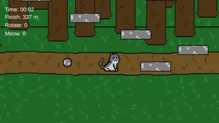 Скриншот 1 к игре Climbing with Silly Cat