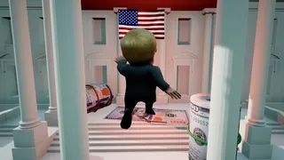 Скриншот 1 к игре ТОЛЬКО ВВЕРХ: ТРАМПА В ПРЕЗИДЕНТЫ