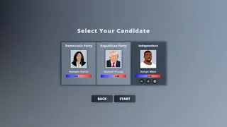 Скриншот 1 к игре Election Tycoon: Trump vs Harris