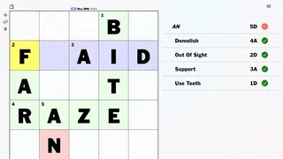 Скриншот 4 к игре CrossAbout: Crosswords in Reverse (300★)