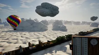 Скриншот 2 к игре Endlessly side-scrolling Balloon Simulator 2024