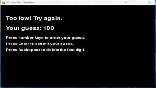 Скриншот 3 к игре Mini Game：Guess numbers