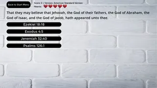 Скриншот 1 к игре Bible Verse Challenge