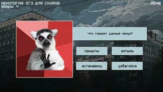 Скриншот 1 к игре МЕМОЛОГИЯ: ЕГЭ ДЛЯ СКУФОВ