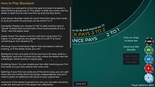 Скриншот 2 к игре Player vs. Dealer Blackjack