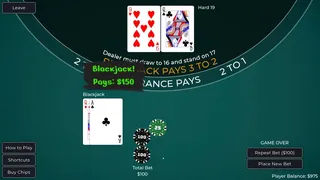 Скриншот 3 к игре Player vs. Dealer Blackjack