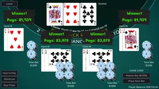 Скриншот 4 к игре Player vs. Dealer Blackjack