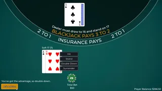 Скриншот 5 к игре Player vs. Dealer Blackjack
