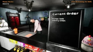 Скриншот 2 к игре Manny's Murderous Movie Theater - The Snackbar Simulator