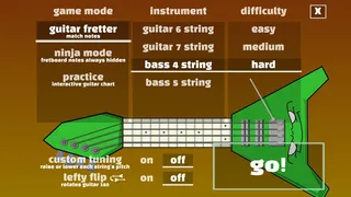 Скриншот 1 к игре Guitar Fretter