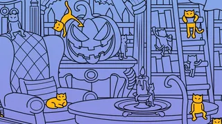 Скриншот 1 к игре Secret Cats - Halloween