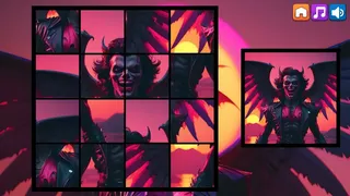 Скриншот 3 к игре OG Puzzlers: Synthwave Vampires