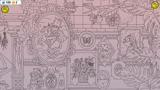 Скриншот 4 к игре Hidden Capybaras with Orange in the Whimsical Library