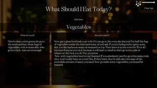 Скриншот 4 к игре What Should I Eat