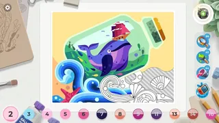 Скриншот 5 к игре Gallery: Coloring book & decor