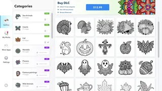 Скриншот 2 к игре Картинки Раскраски для Взрослых 2 - Семейное издание