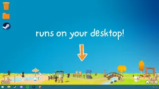Скриншот 1 к игре Desktop Cat Cafe